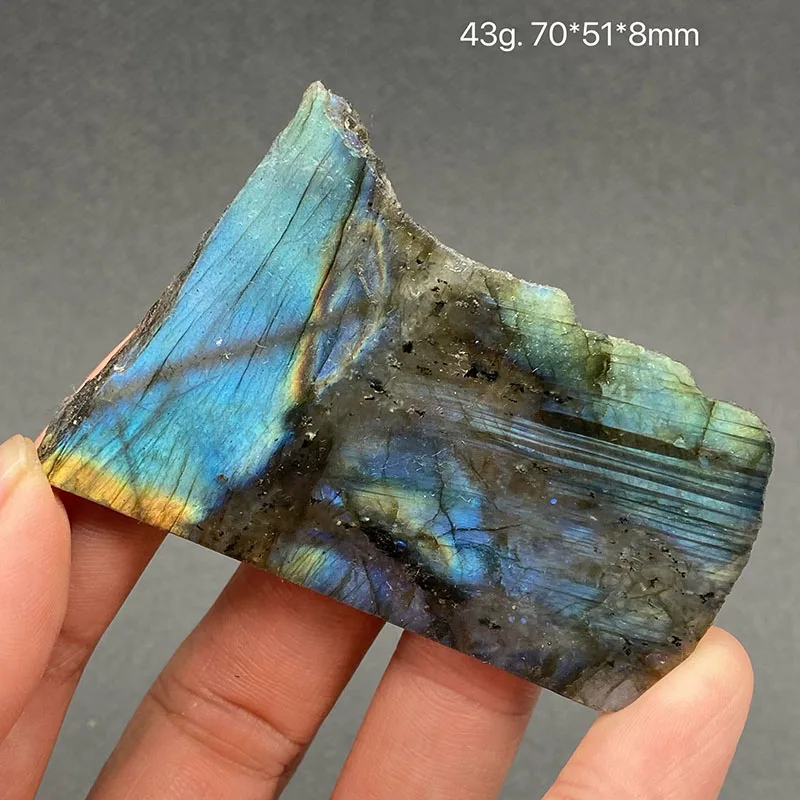 100%  Natural Labradorite Mineral Specimens Stones and Crystals Healing Crystal Collection
