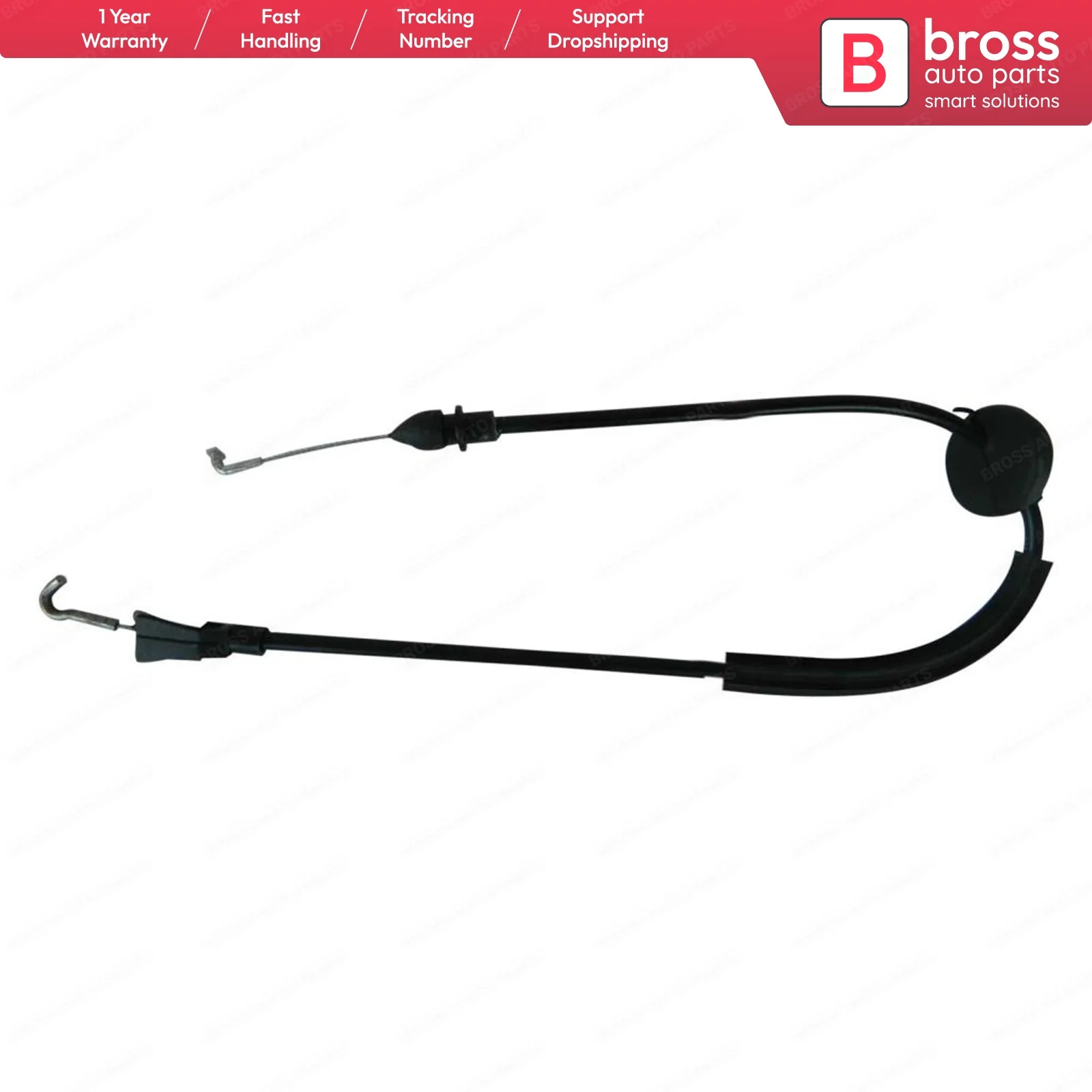 BDP67 Inner Door Release Locking Latch Bowden Cable Front Left 2 K0837113B For VW Caddy Touran MK1 lenght: 530 mm | Автомобили и