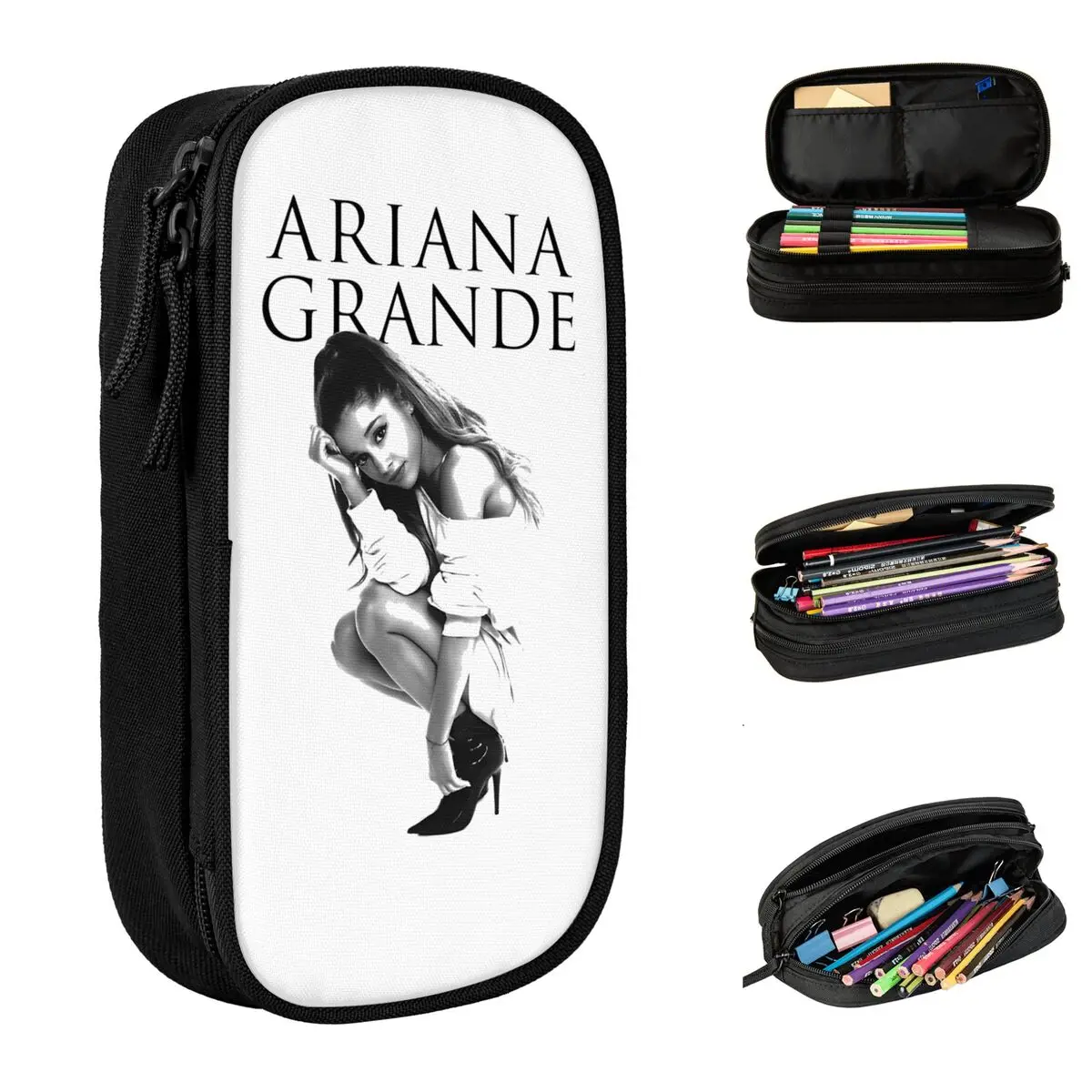 

Пеналы для карандашей Ariana Tour Ariana My Always, классическая сумка для ручек, Детские вместительные офисные косметические пеналы