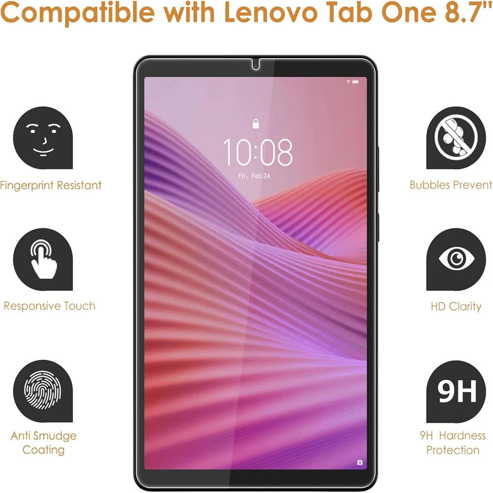 Premium 9H Tempered Glass Screen Protector - 2 Pack, Explosion Proof Protective Film
