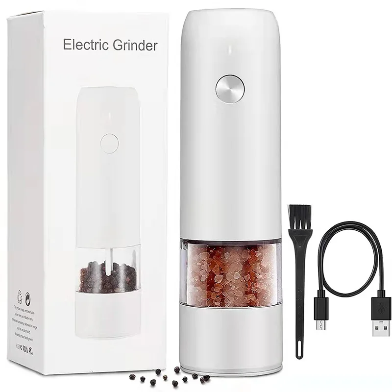 

Processing Kitchen Household Electric Grinder USB Charging Black Pepper Pepper Sea Salt Mill Multi-functional Grinder