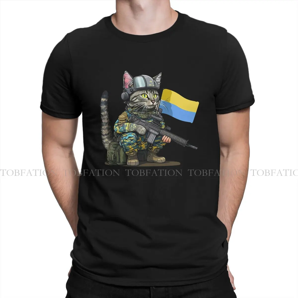 

Футболка мужская с принтом животных, 100% хлопок