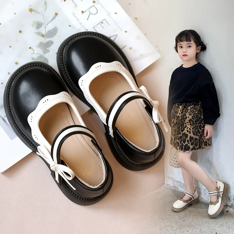 Girls' Princess Shoes 2025 Spring and Autumn New Style Girls' Little Leather Shoes Autumn Style Baby Fashion Single Shoes - 3