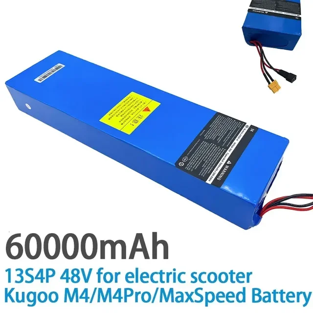Batterie Lithium-ion 13S4P 48V 60Ah 2000watt 18650 pour batterie de Scooter électrique Kugoo M4/M4Pro/ M5/M5Pro 1