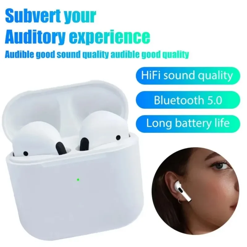 TWS Pro4 Bluetooth Earphones Wireless Headphones Mini Sports Headset Earbuds Music Earpieces For iPhone Xiaomi Huawei Redmi 2