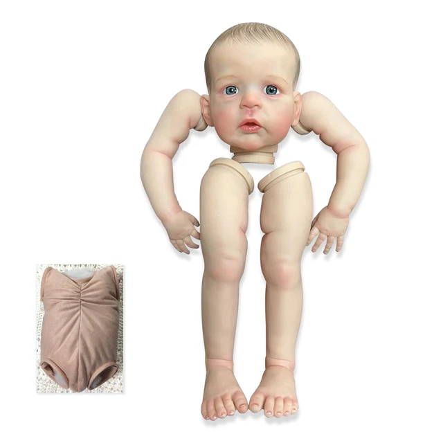 ❤️Original Size❤️ 23 Inches Bebe Reborn Doll Kit Juliana Blank Unfinished  Unpainted Vinyl Molds