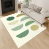 Boho Modern Minimalist Geometric Half Circle Peach Bedroom Comfort Area Rug Living Room Decorative Rug Bedroom Rug Area Rugs 3