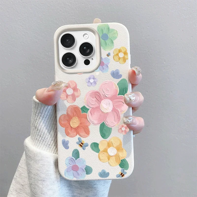 Elegant Flower Lichee Pattern Phone Case