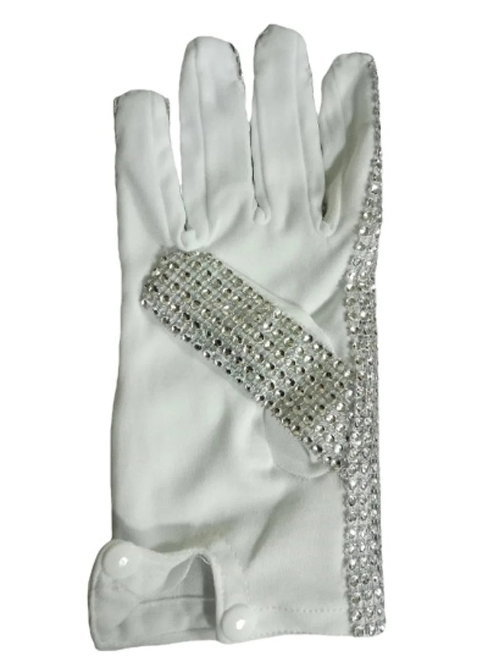 Role Playing Handmade Imitation Diamond Sparkling Concert Gloves