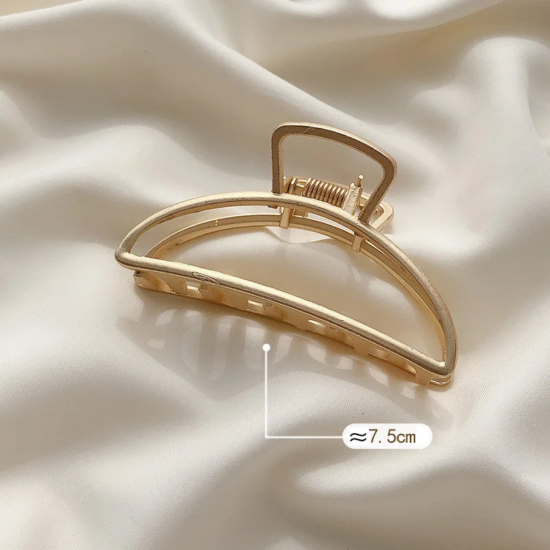 Women Geometric Hair Claw Girls Clamps Metal Hair Crab Cross Clips Headband Hairpin Fashion Accessories hair accessory hair clip