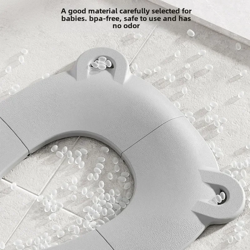 Vasino pieghevole da viaggio per cartoni animati per bambini Sedile per WC portatile per bambini Cuscino per orinatoio per bambini Cuscino per sedia / tappetino per bambini - immagine 4