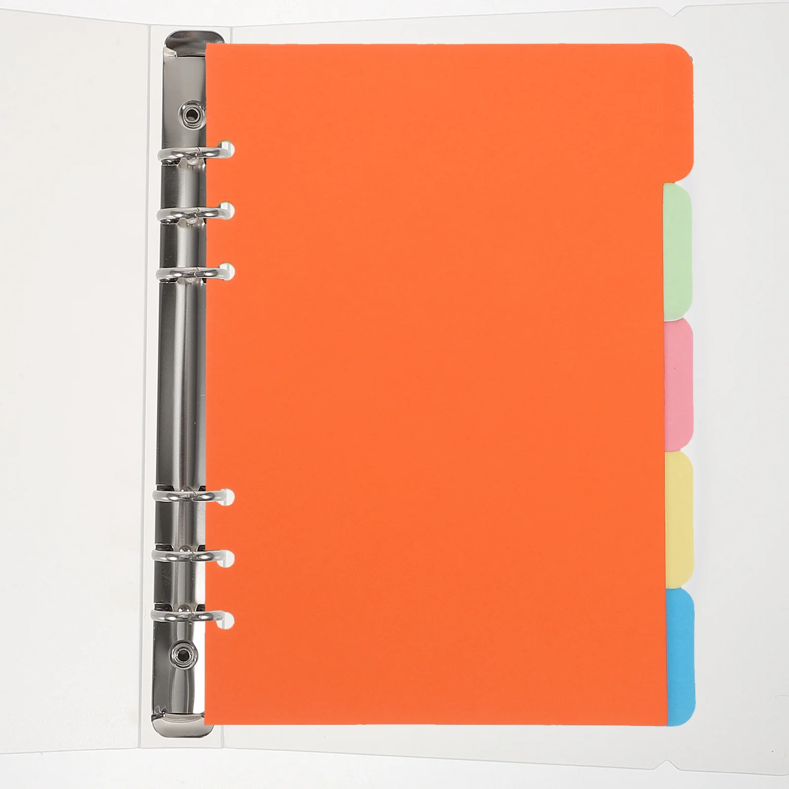 

2 Pcs Transparent Loose-leaf Book Clear Desk Protector Binder The Notebook A5 Planner Desktop