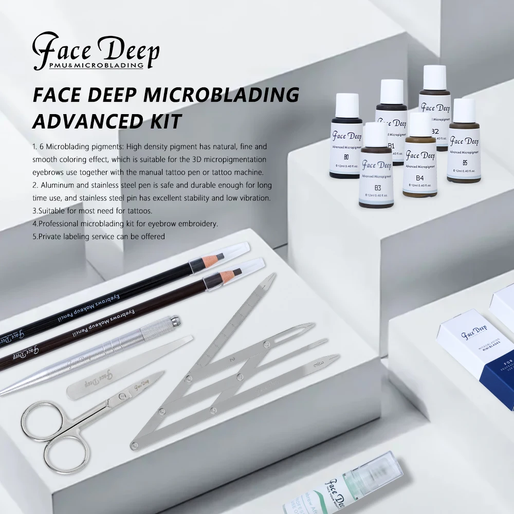 Wenshen Private Label Microblading Training Kit Include Universal Pen Permanent Makeup Ink Eyebrow Pencil Micorblading Tools bee tools медный глаз гнездо box threading private гнездо box медный глаз пчеловодство инструменты апикультура улей аксессуары