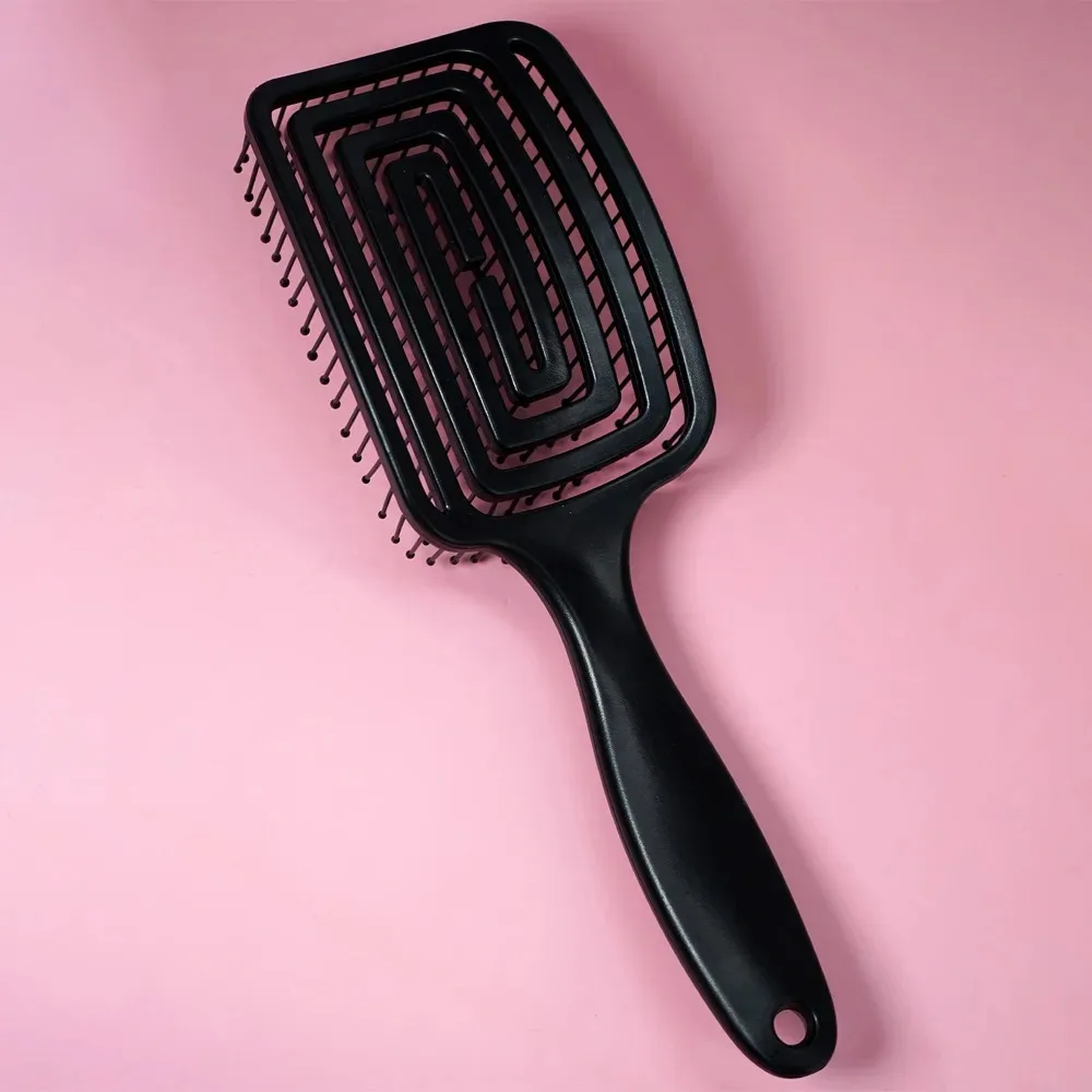 Square Hollow Massage Comb Massage Meridians Scalp Hair Styling Adjuster Quick Blow Dry Household Hair Tool 2