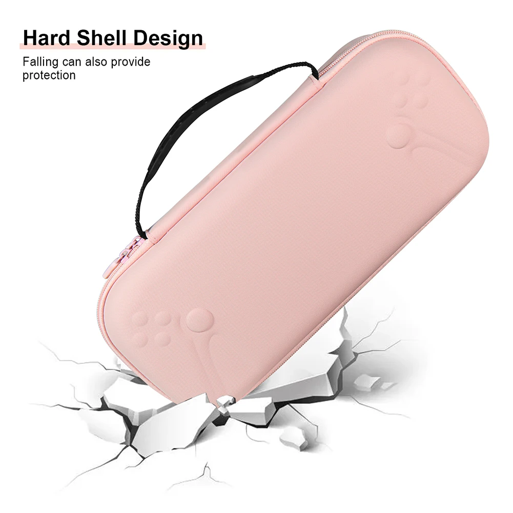 Protective Travel Case PU Leather Travel Carry Bag Shockproof Zipper Handbag Anti Scratch for PS5 Portal for PlayStation Portal