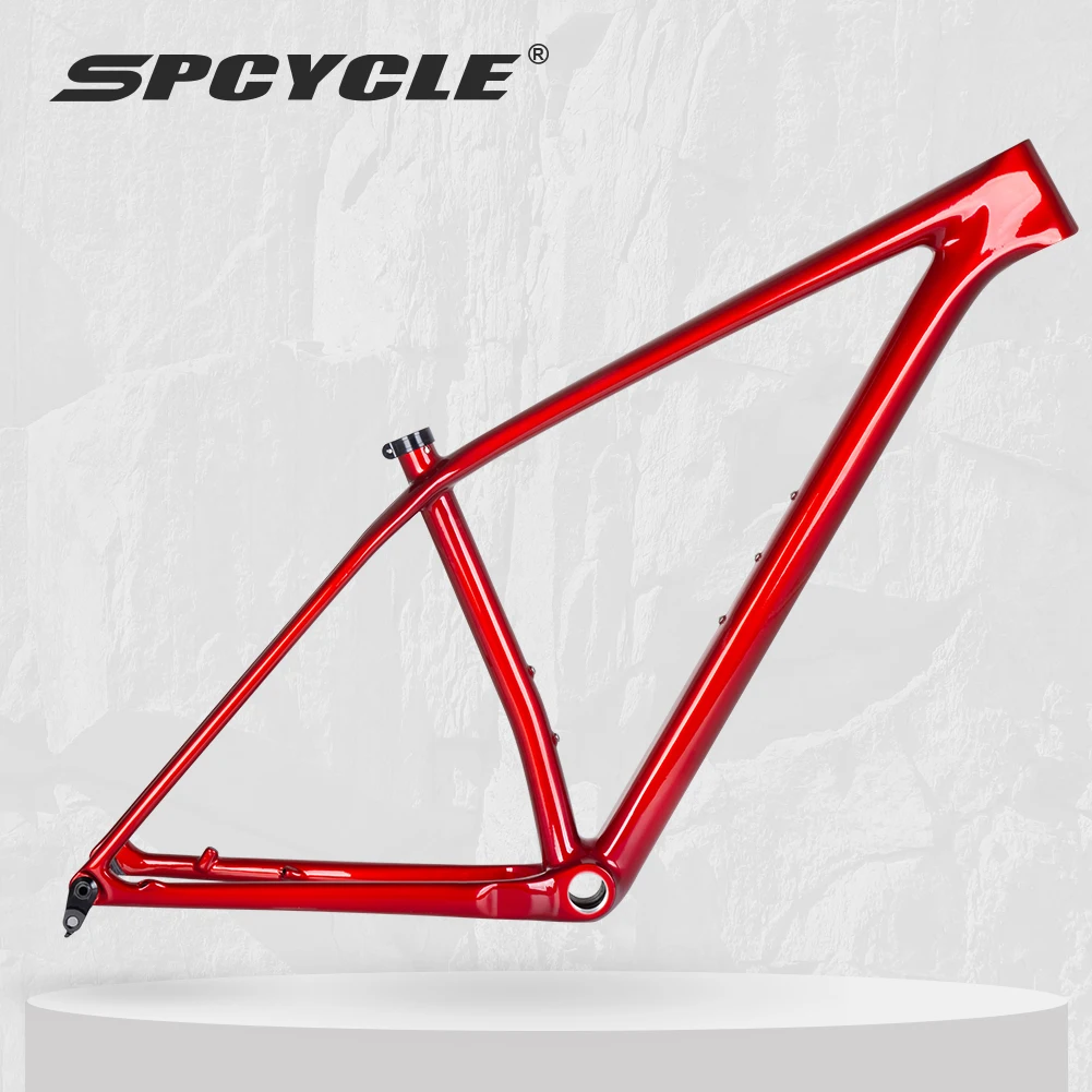 Spcycle 29er MTB Carbon Frame T1000 Carbon Hardtail Mountain Bike Frame BSA 148x12mm Boost MTB 29 bicycle frame