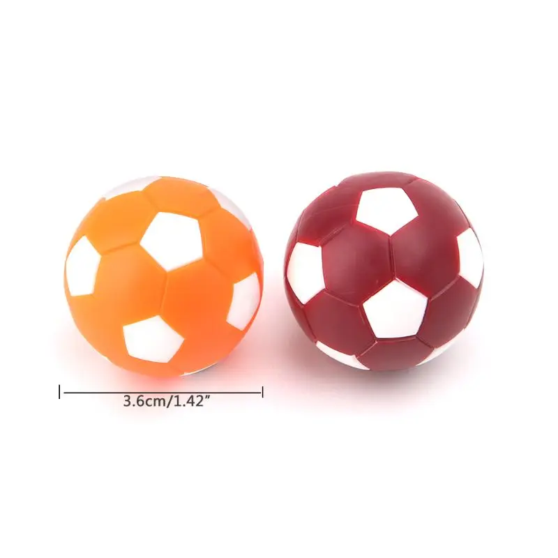Mini Foosball Table Soccer Ball Indoor Games 2pcs 36mm Table Football Games Flexible Trained Relaxed Children