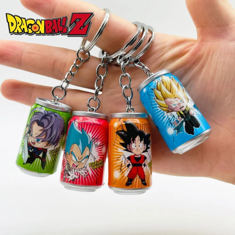 Dragon Ball Anime Keychain Cartoon Keyring Son Goku Kakarotto Vegeta