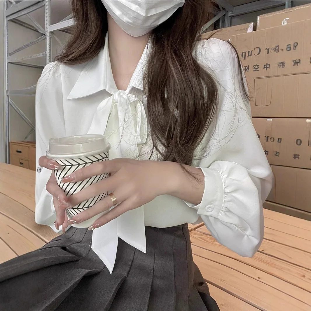 White Lace Women Business Blouse