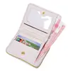 PU Leather Money Coin Purse Simple 2 Folds Credit Card Holoder Cute Card Wallets for Girls Students Gift 3