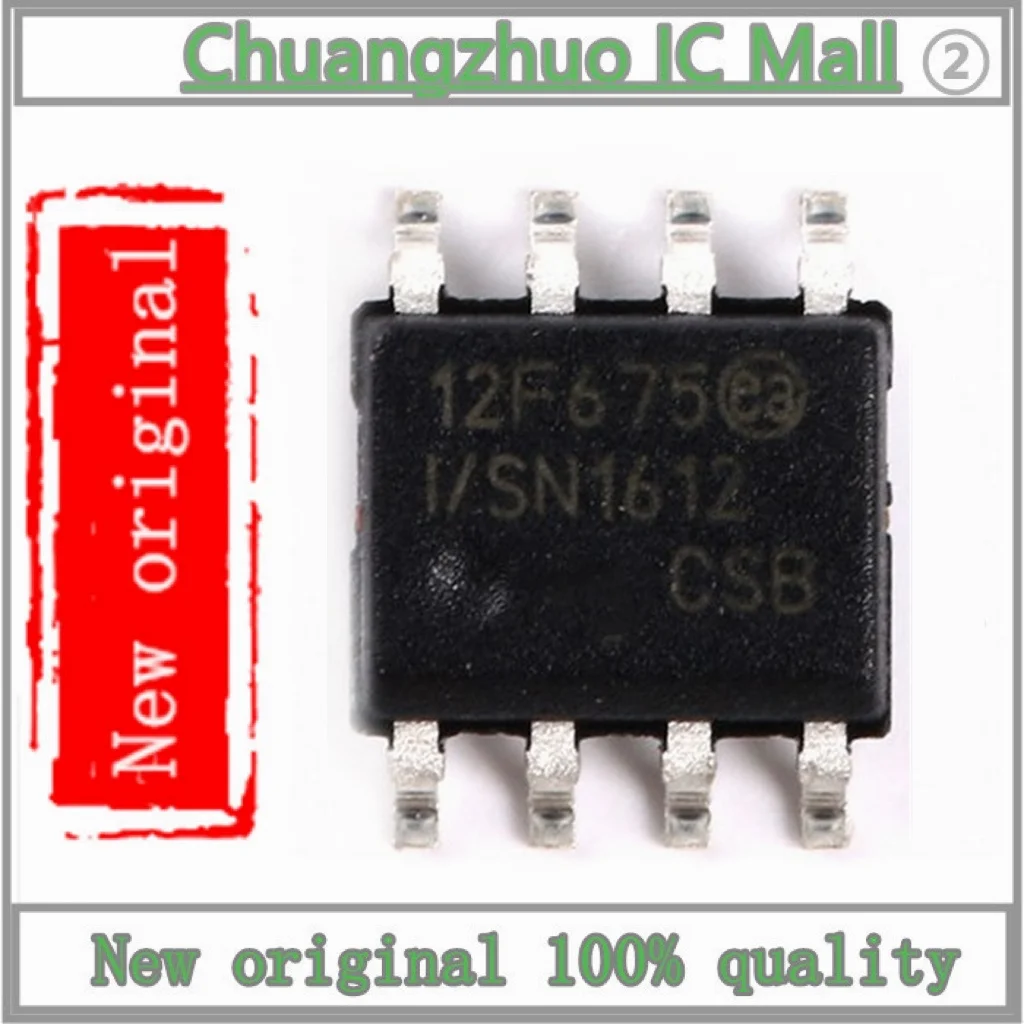 1pcs/lot PIC12F675-I/SN PIC12F675-I PIC12F675 IC MCU 8BIT 1.75KB FLASH 8SOIC IC Chip New original