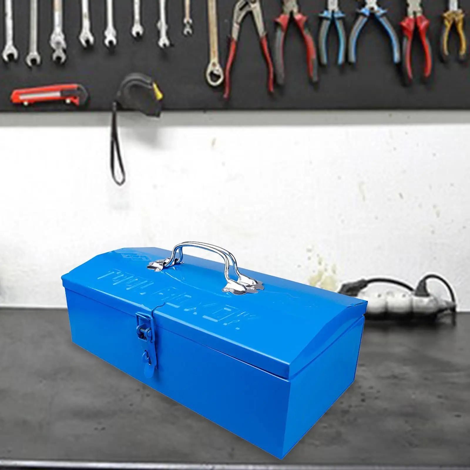 Iron Tool Box Tool Organizer Sturdy Household Multipurpose Practical Heavy Duty