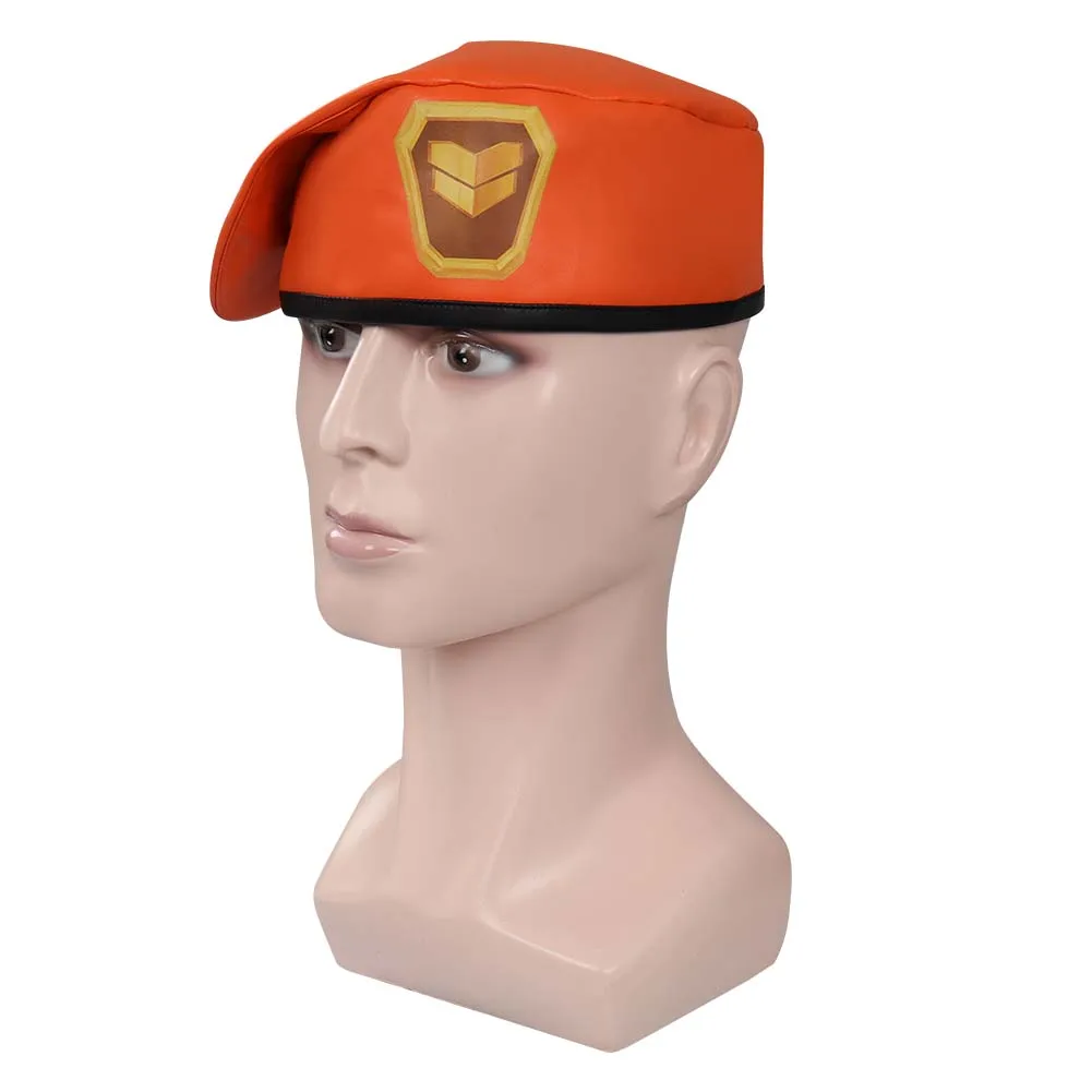 Brimstone Hat Game Valorant Cosplay Costume Accessories Male Berets Headwear For Adult Men Halloween Masquerade Party Role Play