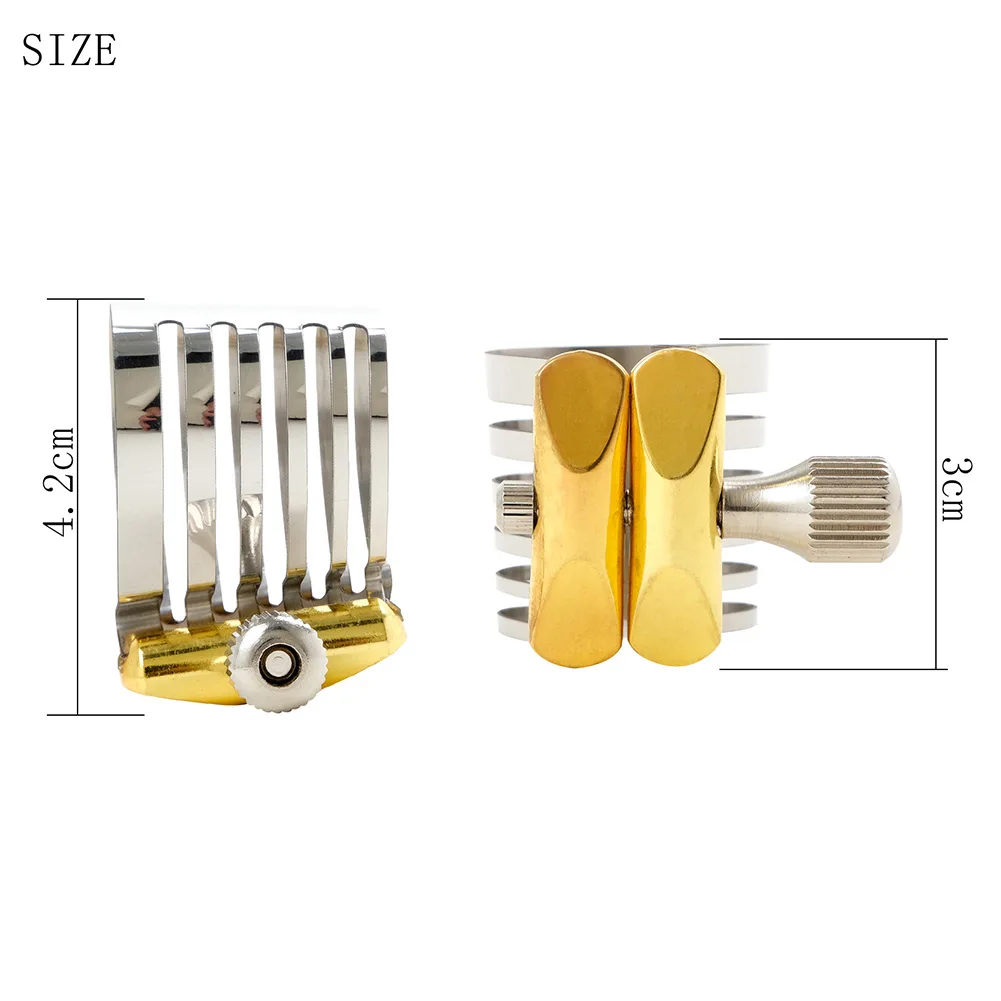 Saxophone Clip Sax Ligature 67g Accessories Adjustable For Alto / Tenor / Soprano For Tenor Saxophone Mouthpiece