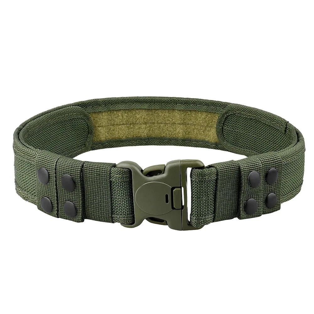 1pc Men's Belt Outdoor Tactical Belt Oxford Cloth Belt Mountaineering Belt Nylon Wide Waist Belt Work Belt Neutral Belts 2024New