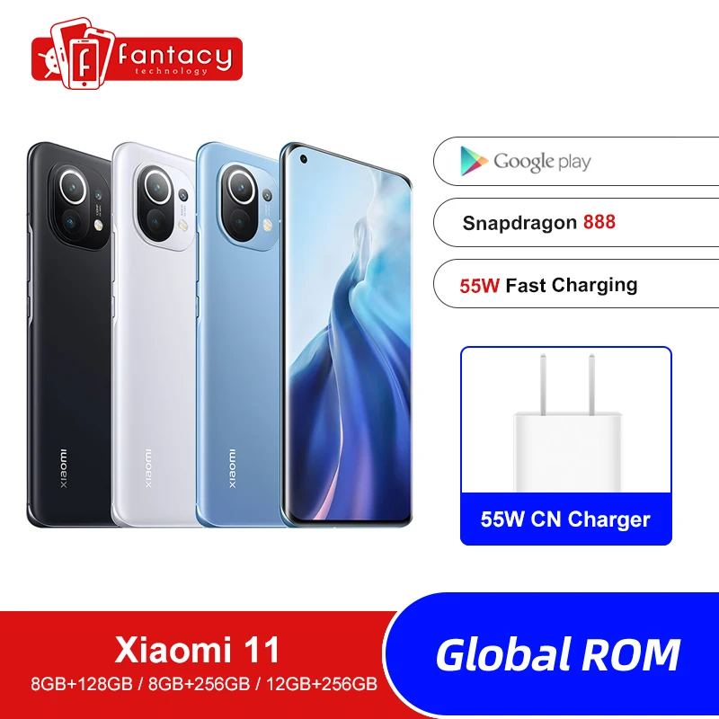 xiaomi Mi11 青 8/128GB 大陸版 グローバルrom焼き済み