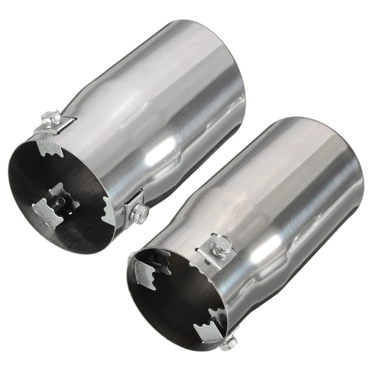 Exhaust Pipe Tip Car Auto Muffler Steel Stainless Trim Tail Tube Exhaust Systems Mufflers Vehicle Auto Replacement Parts exhaust muffler tip,exhaust pipe muffler,exhaust trim pipe