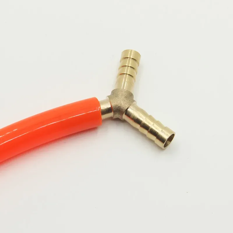 Brass Barb Pipe Fitting tee joint connector For 4mm 5mm 6mm 8mm 10mm 12mm 16mm 19mm hose copper Pagoda Water Tube Fittings hose pipe fitting pipe fitting tee adapter water pipe fitting