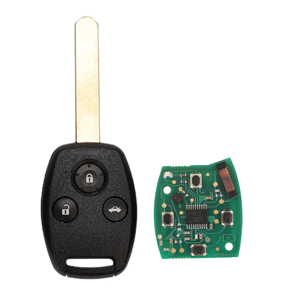 Enhanced Remote Key Fob with ID46 Chip - 313.8 MHz - Uncut 2/3/4 Button