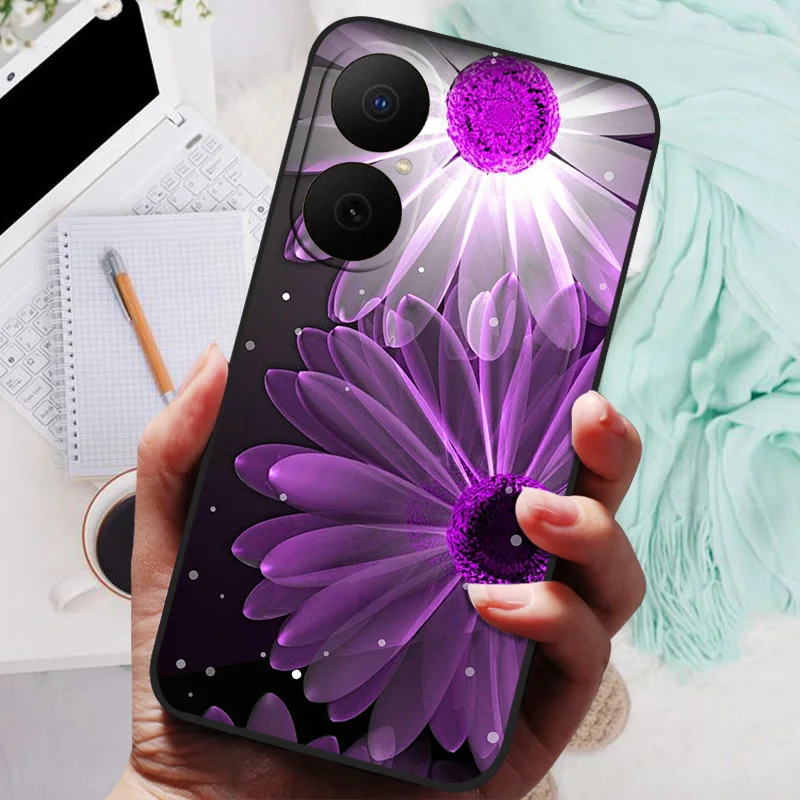 Silicon Back Cover Phone Case with Soft Bumper - Durable and Stylish Coque