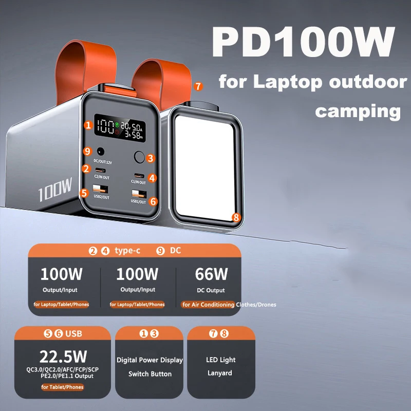 Powerbank Hoco 30000mAh – Batterie Externe Ultra Haute Capacité avec