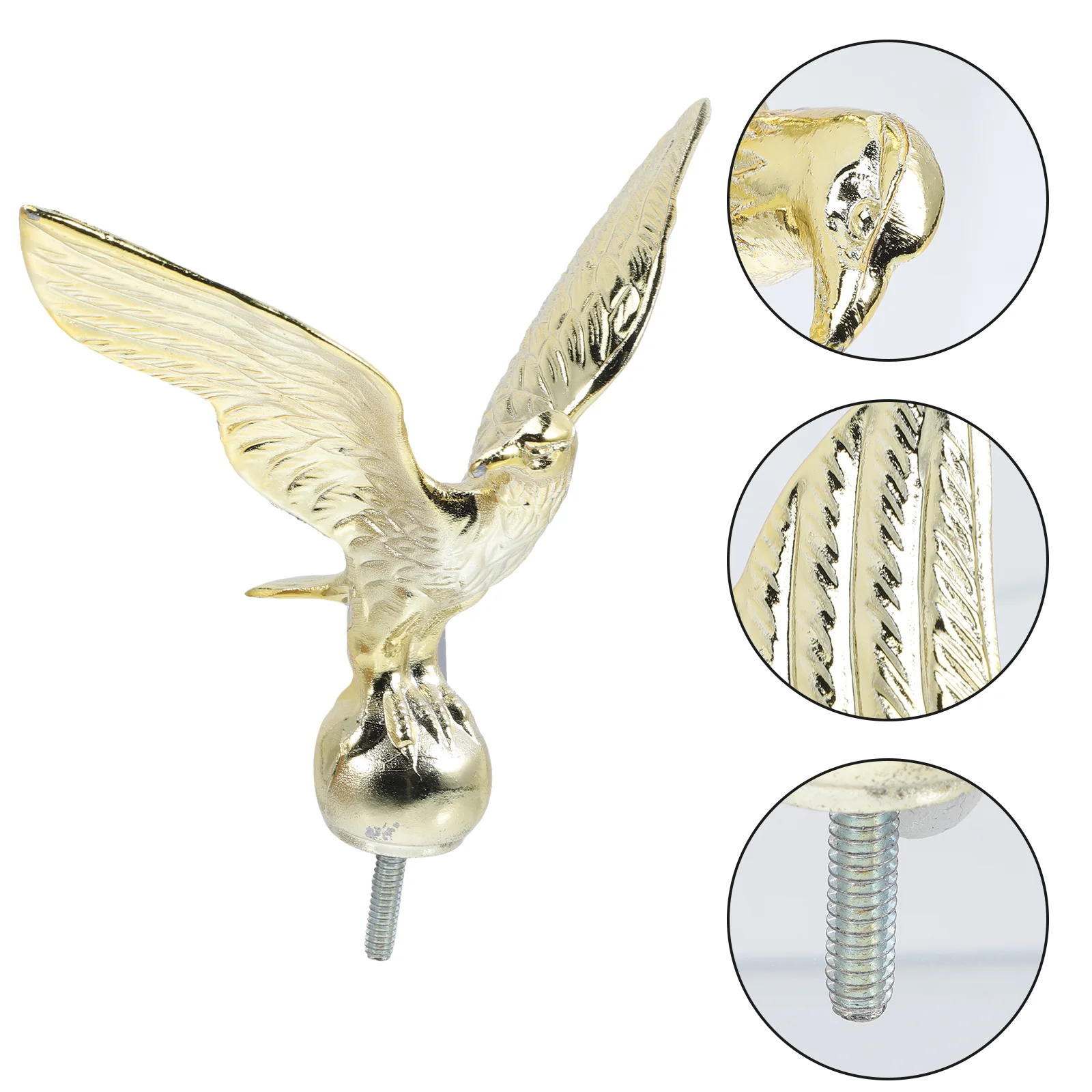 

Decorative Flagpoles Eagle Topper Alloy Eagle Finial For Flag Pole Flag Pole Eagle Topper Ornament Eagle Flag Topper