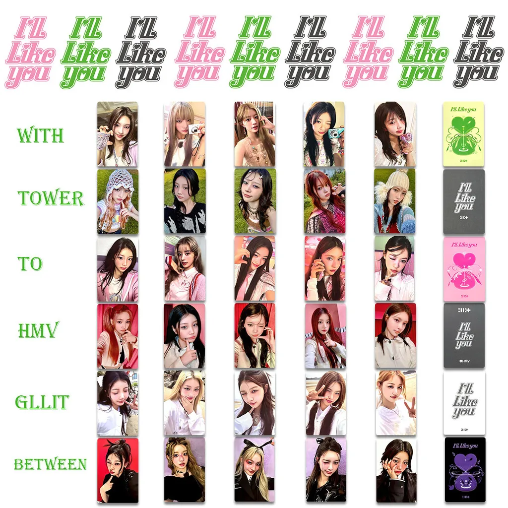 Kpop Idol ILLIT I'll LIKE YOU Album Photocards