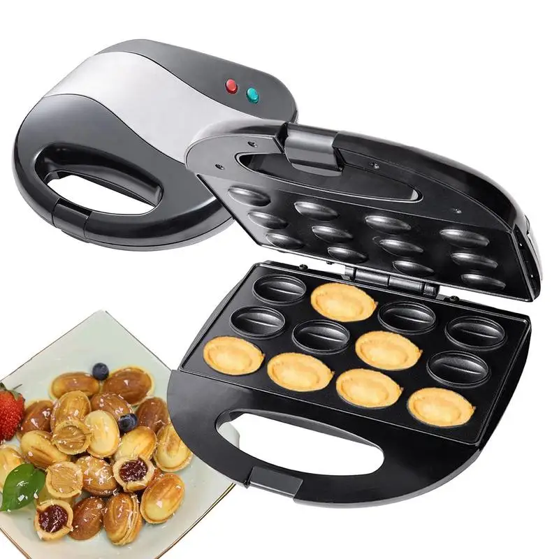 

Oreshki Mold Maker Electric Cookie Baking Machine Double-Sided Heating Cooking Tool for Dinner Breakfast Lunch and Fast Food