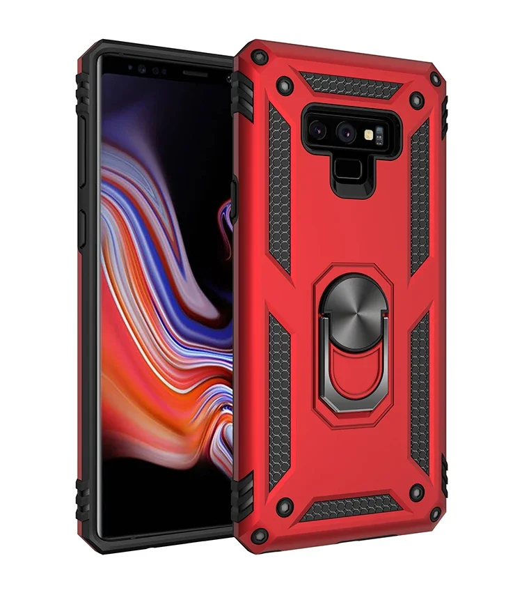 Luxury Armor Shockproof Silicone Bumper Case with Hard PC Cover
