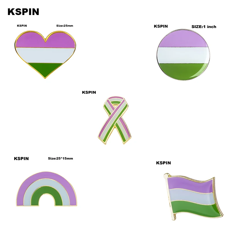 

LGBT Rainbow homosexual Lipstick Kiss lip Lesbian Pride Flag Pride heart shaped flag lapel pin badge pin Brooch Icons XY0633
