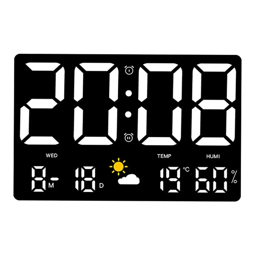 1 Piece Digital Wall Clock 9.8