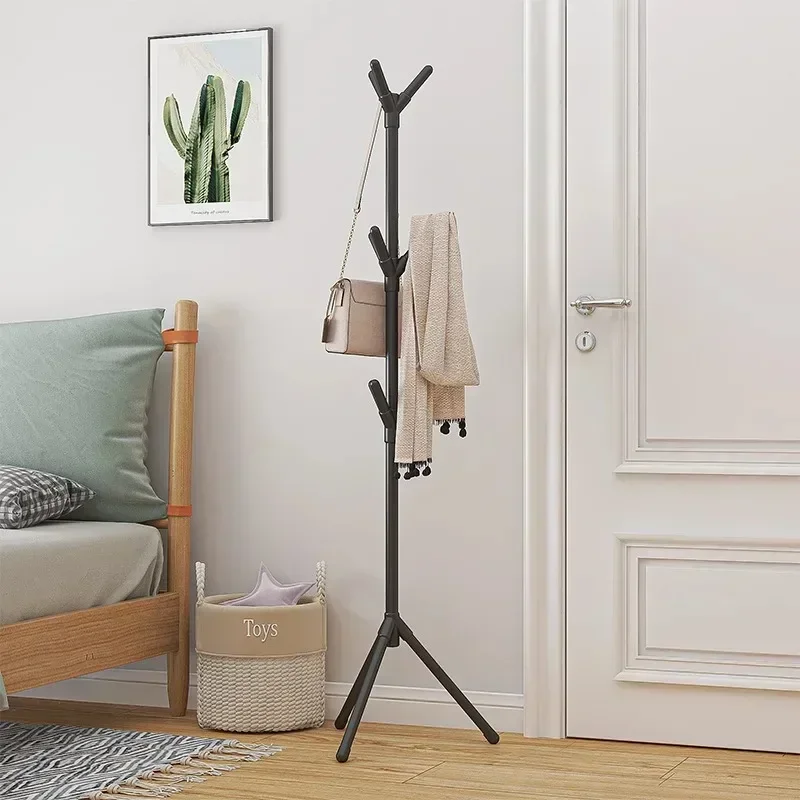 Clothes Rack Mobile Floor Standing Multi HookClothes Rack Tree Branch Shape Convenient Coat Rack Home Living Room Clothing Storage