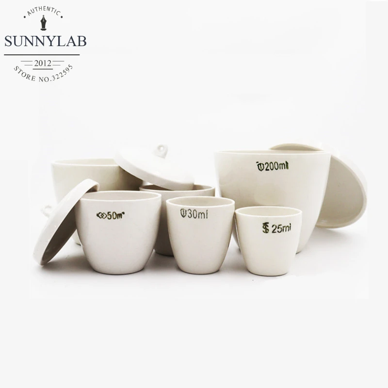 Allsizeavailable5mlto300mlPorcelaincruciblelab12510pcs