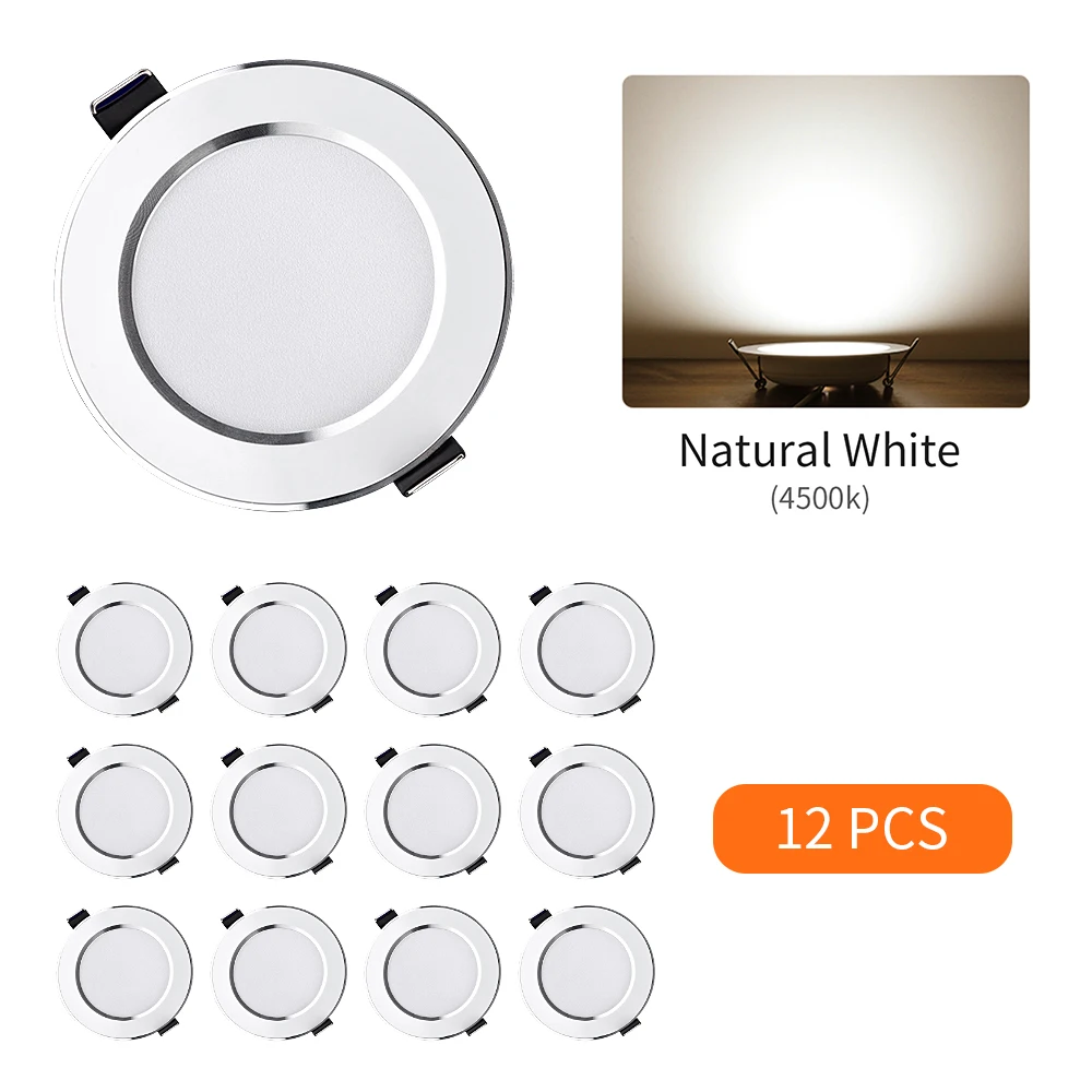 Natural white-12pcs