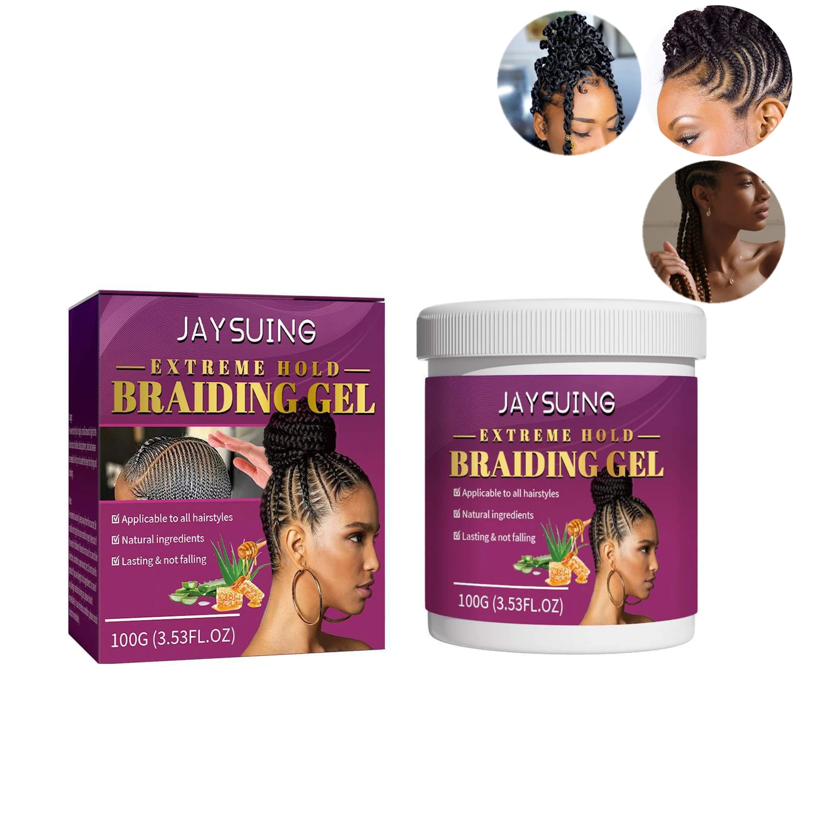 100g Dreadlocks Stereotype Gel Prevention Broken Hair Damage Moisture Gloss Hair Wax Dreadlocks Stereotype