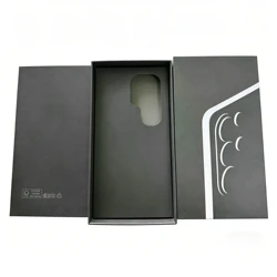 Enhanced Mobile Phone Retail Packaging Box for Samsung Galaxy Series (Black)