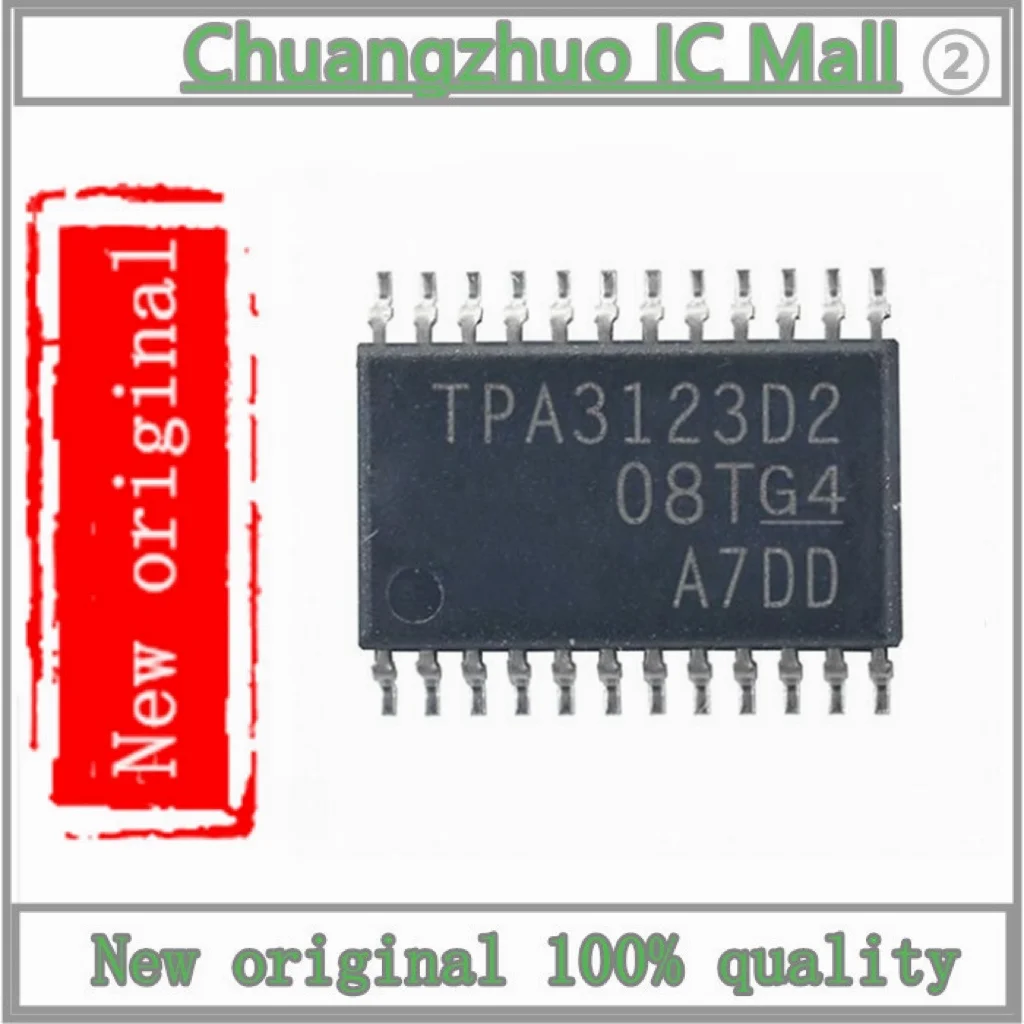 

1 шт. новый оригинальный TPA3123D2PWP TPA3123D2 25Wx2 @ 4Ω Класс D TSSOP-24-EP аудио усилители мощности ROHS