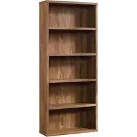 5-Shelf Adjustable Wood Bookcase Storage Shelf Sindoori Mango Finish Durable Lightweight Engineered Wood Living Room Furniture 2