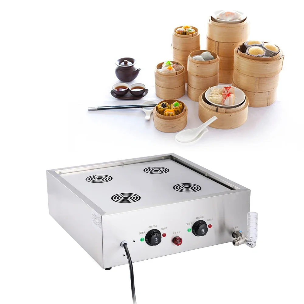 Hot Industrial Restaurant Hotel Breakfast Shop Use Dim Sum Steamer Rice Egg Soup Steamers Food Machine Dumpling Steamer