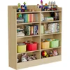 Kids Bookshelf, 10 Cubbies Kids Toy Storage Organizer,Toddler Bookcase Storage Cabinet for Playroom, Bedroom 6